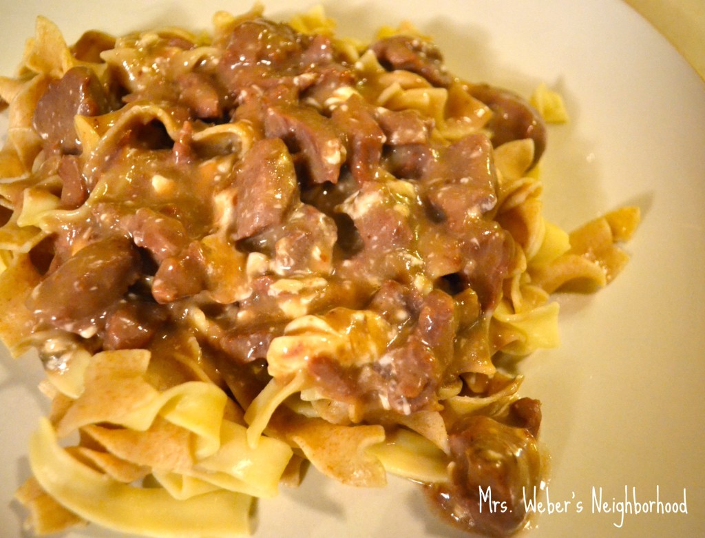 Crock Pot Beef Stroganoff Mrs. Weber's Neighborhood