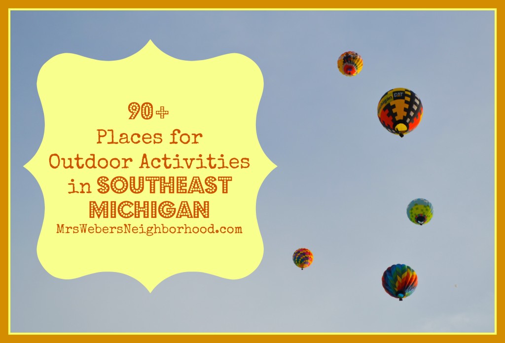 Outdoor Activities in Southeast Michigan
