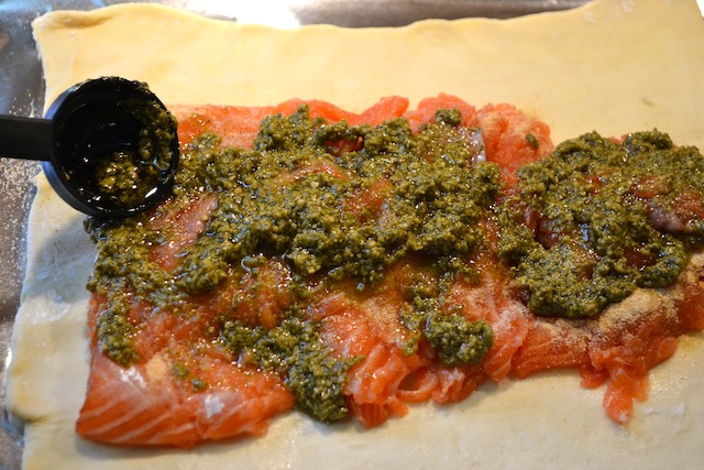 Spinach and Pesto Salmon in a Puff Pastry4