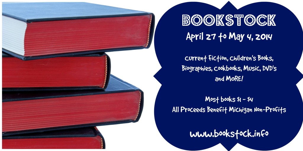Bookstock Used Media Sale in Michigan April 27-May 4, 2014