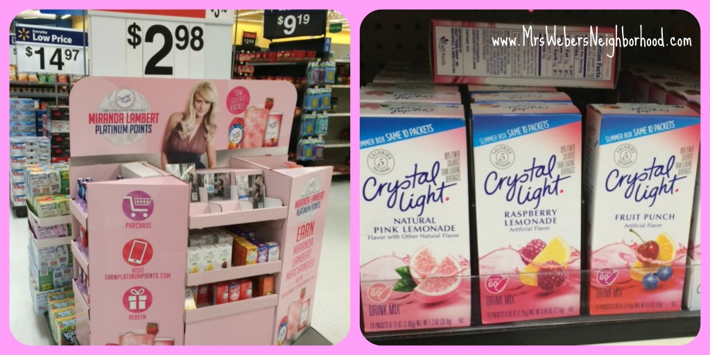 Crystal Light and Miranda Lambert at Walmart