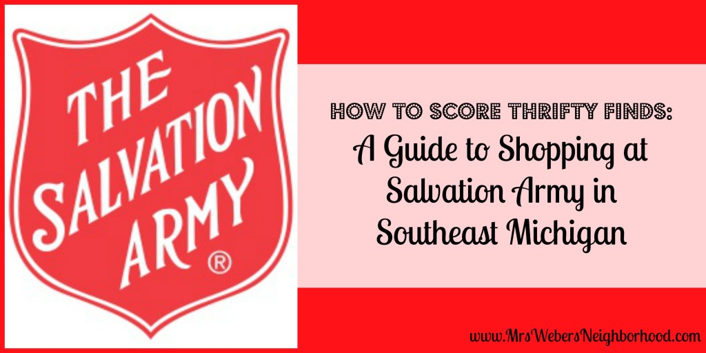 Guide to Shopping at Salvation Army in Southeast Michigan