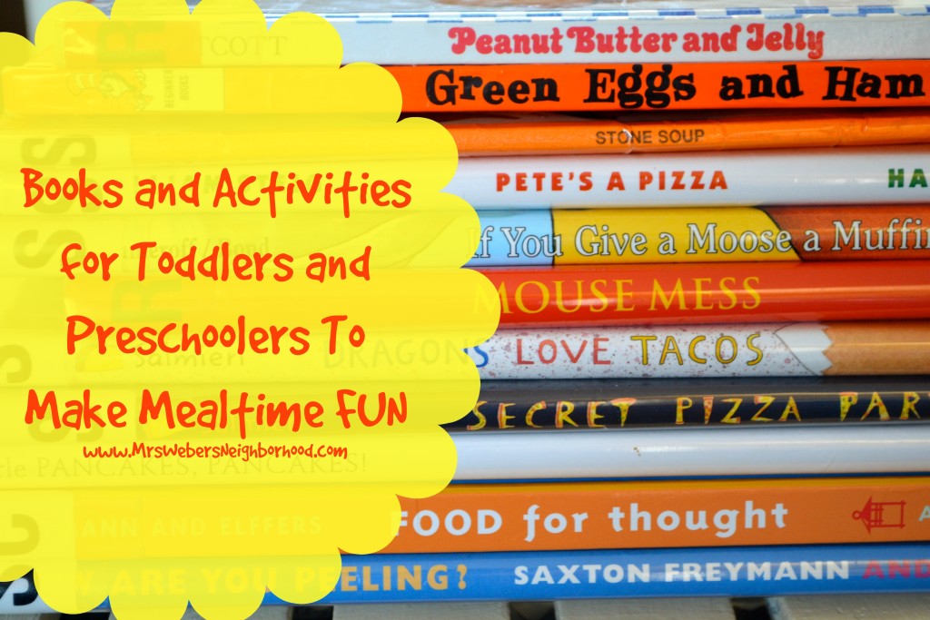 Books and Activities for Toddlers and Preschoolers To Make Mealtime FUN