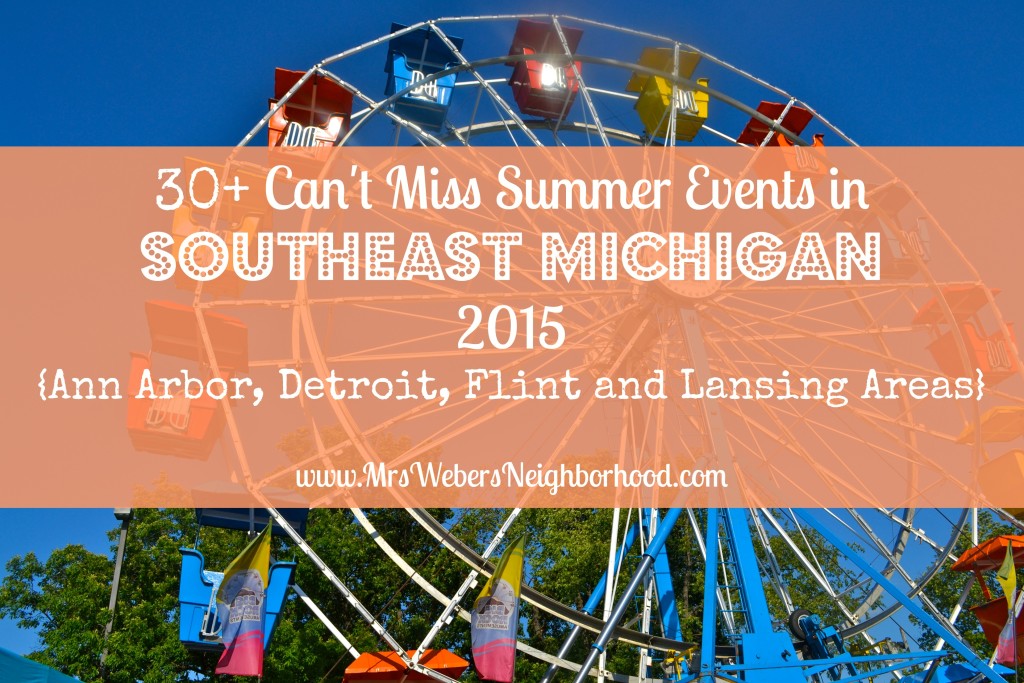 Summer Events in Southeast Michigan