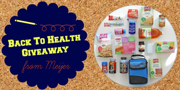 Back To Health Giveaway from Meijer