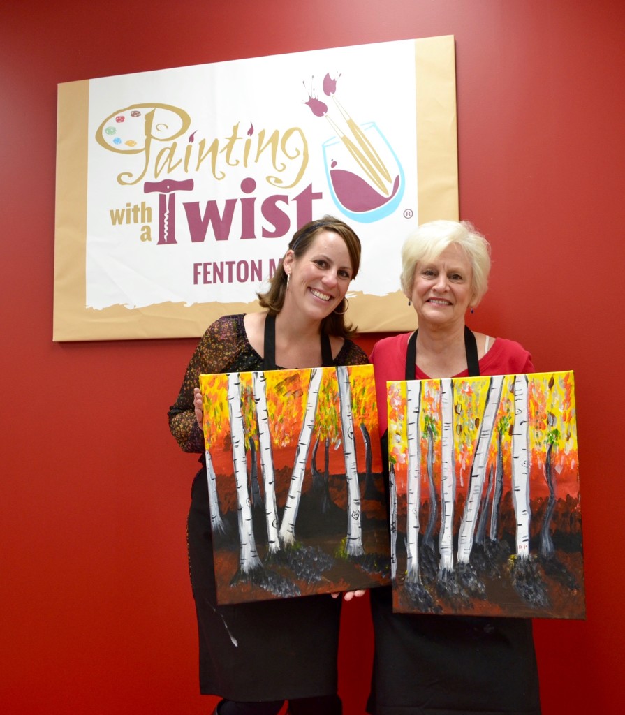 Paintings complete at Painting with a Twist