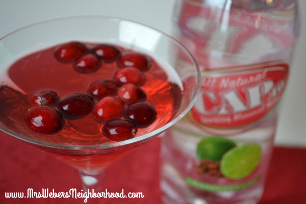 Cranberry Lime Martini with Cap10