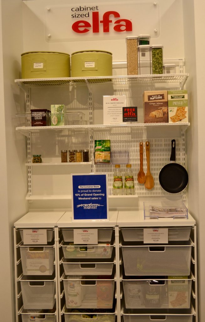 elfa kitchen at The Container Store