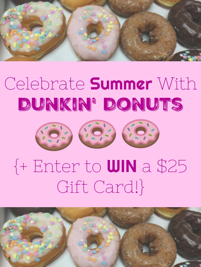 Dunkin Donuts Custom Gift Card 1 / Sender amount 25 50