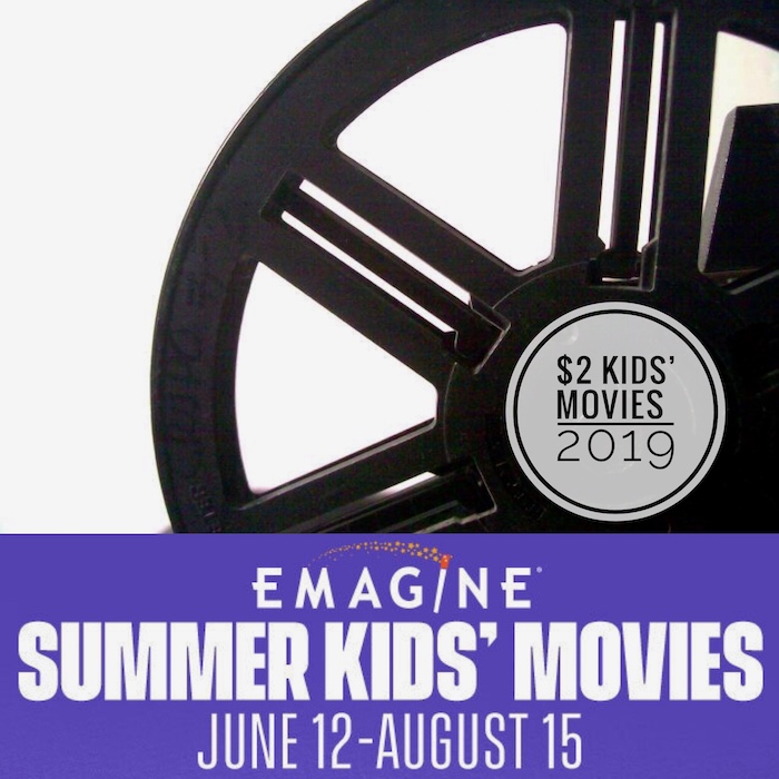 $2 Kids' Movies at Emagine Theatres Summer 2019