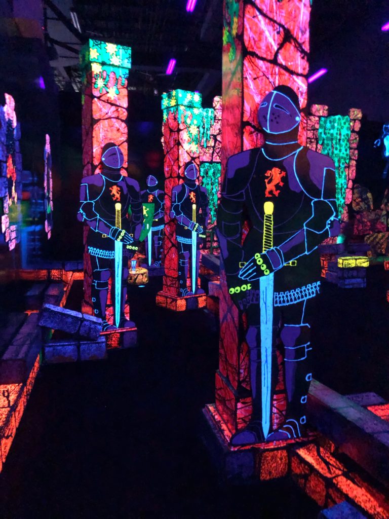 The Putting Edge in Novi is a great place to take kids, or head on a date. The one-of-a-kind glow-in-the-dark golf is a blast!