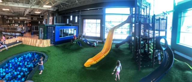 Playscape at the 242 Community Center in Ann Arbor