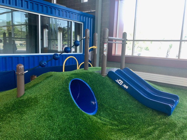 Playscape at the 242 Community Center in Ann Arbor