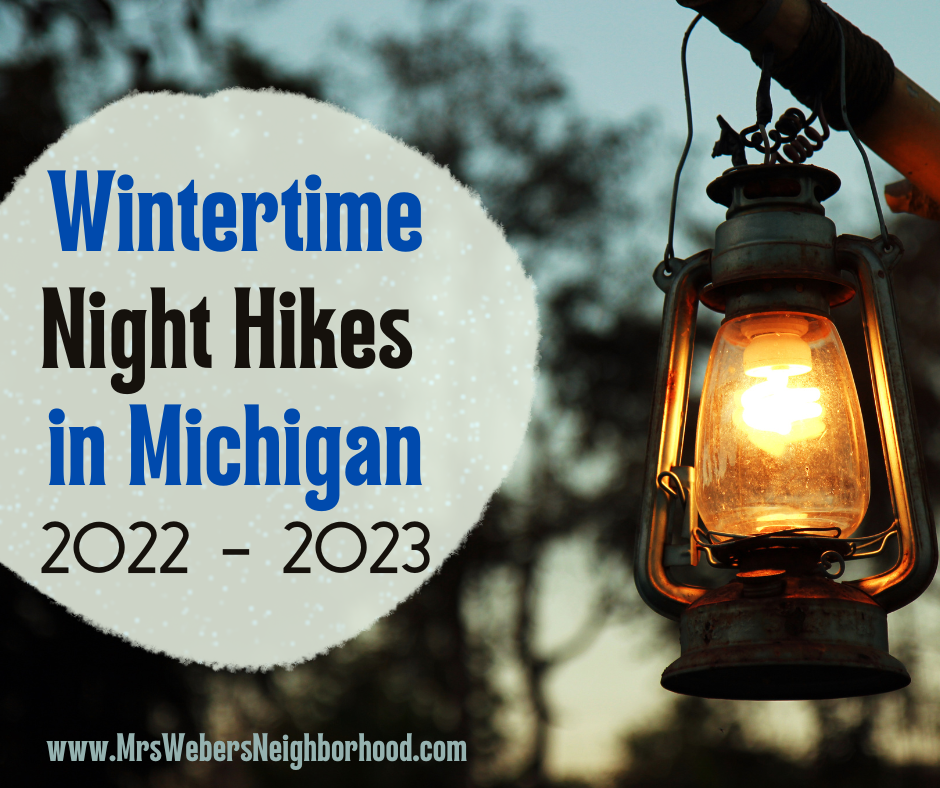 Winter Night Hikes in Michigan 